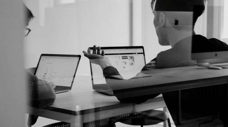 Website development cost planning meeting
