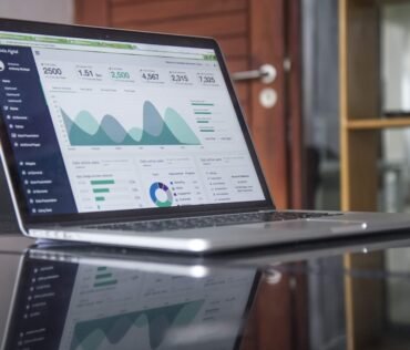 WordPress website dashboard